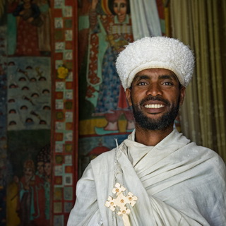Lake Tana - Narga Selassie - Priest